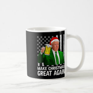 Maak kerst weer geweldig Shirt Bier Drink XMA Koffiemok
