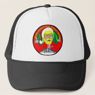 Maak kerst weer geweldig trucker pet