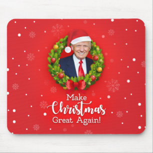 Maak kerst weer geweldig Trump MAGA grappig cadeau Muismat