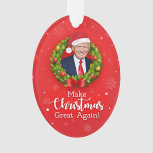 Maak kerst weer geweldig Trump MAGA grappig cadeau Ornament