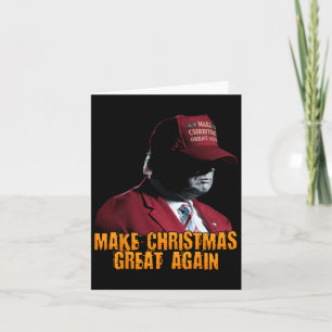 Maak kerst weer geweldig Xmas Funny Trump pyjama Kaart