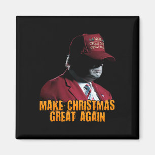 Maak kerst weer geweldig Xmas Funny Trump pyjama Magneet