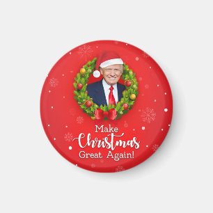 Maak kerstcadeau weer leuk, Trump MAGA grappig Magneet