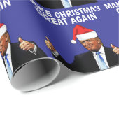 MAAK KERSTMIS GEWELDIG TRUMP KERST CADEAUPAPIER (Rol Hoek)
