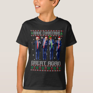 Maak Kerstmis Groot Again Horrelijke Truien Trump T-shirt