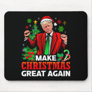 Maak Kerstmis Groot Again Kerstman President Trump Muismat