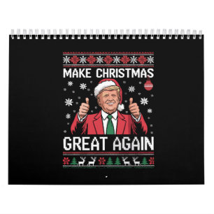 Maak Kerstmis Groot Again Trump Pyjama's Lelijke K Kalender