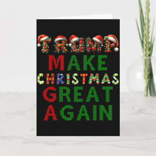 Maak Kerstmis weer geweldig Grappige Donald Trump Kaart