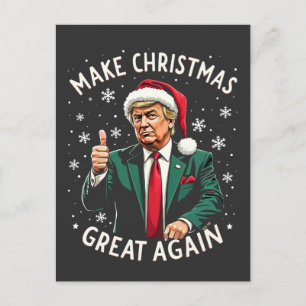 Maak Kerstmis weer geweldig, lelijke kersttrui Tru Briefkaart