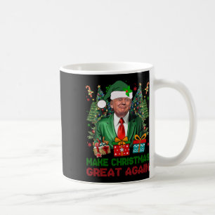 Maak Kerstmis weer geweldig Xmas Grappig Trump Pyj Koffiemok