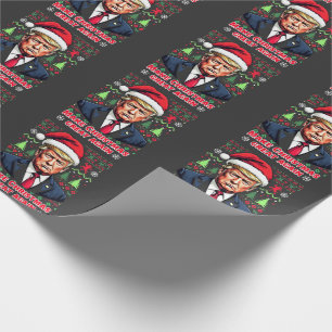 Maak Kerstmis weer Groot Lelijke Kersttrui trump Cadeaupapier