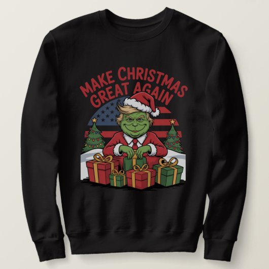 Maak Kerstmis weer Groot Trui (Design voorkant)