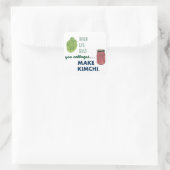 Maak Kimchi! Vierkante Sticker (Tas)