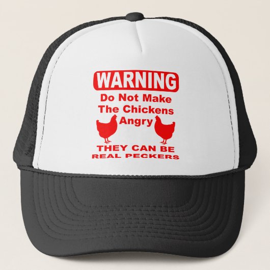 Maak kippen niet bang dat ze echt kunnen zijn. trucker pet (Voorkant)