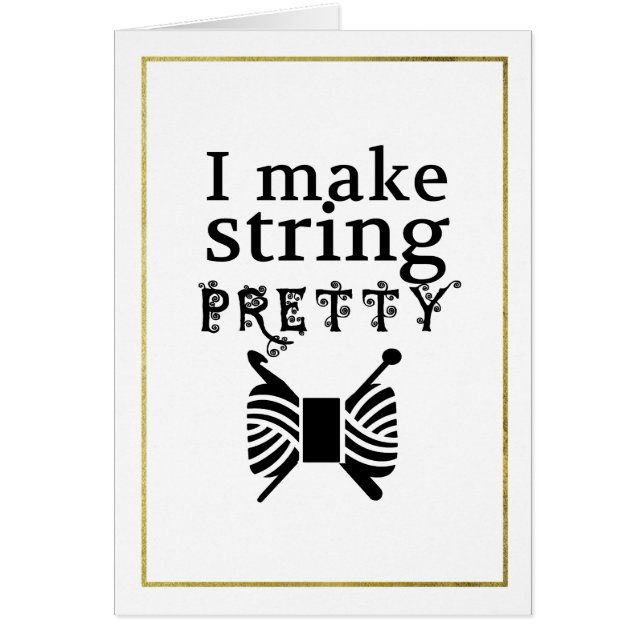 Maak Koord  Faux Gold Border Crafts (Voorkant)