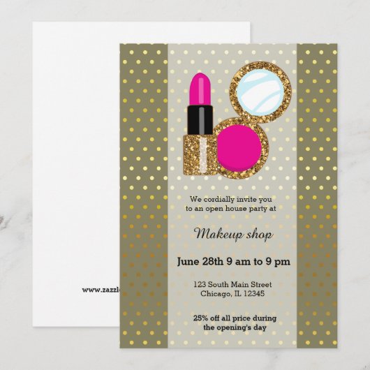 Maak kunstenaar - kies achtergrondkleur kaart (Voorkant / Achterkant)