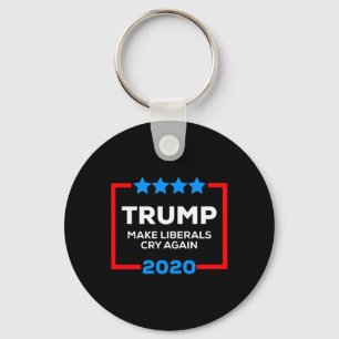 Maak liberalen weer huilen Funny Pro Trump 4 juli Sleutelhanger