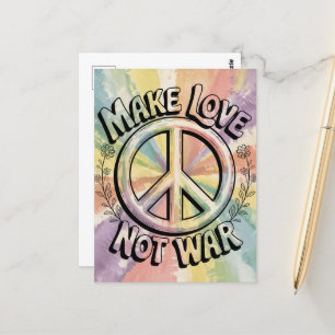 Maak Liefde Niet Oorlog Briefkaart