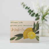 Maak limonade briefkaart (Staand voorkant)
