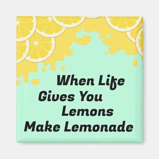 Maak limonade magneet (Voorkant)