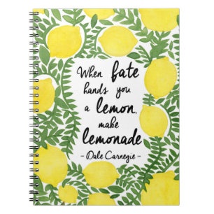 Maak Limonade Notitieboek