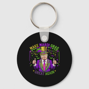 Maak Mardi Gras Great Again Leuke Mardi Gras Manne Sleutelhanger