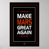 Maak Mars weer geweldig Poster (Voorkant)