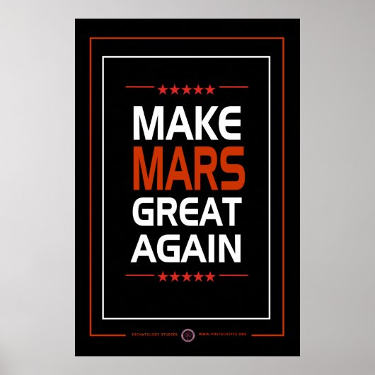Maak Mars weer geweldig Poster (Voorkant)