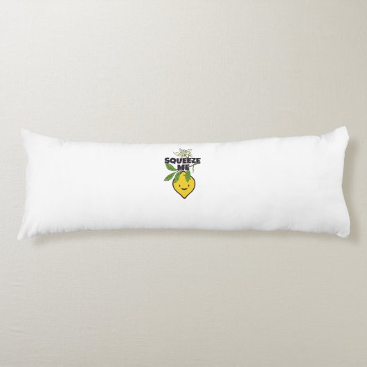 Maak me een grappige citroen lichaamskussen (Voorkant)