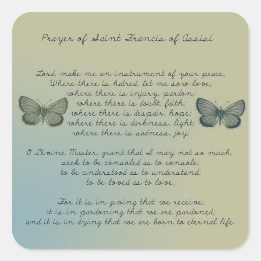 Maak me een instrument vierkante sticker (Voorkant)