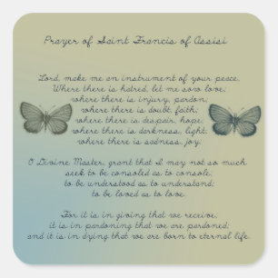 Maak me een instrument vierkante sticker