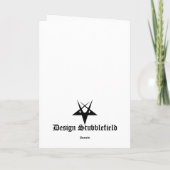 Maak me… geen feestdagen kaart (Achterkant)