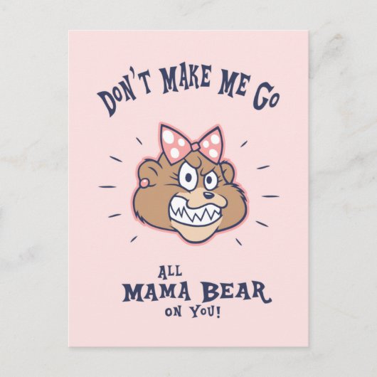 Maak me niet aan briefkaart (Voorkant)