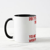 "Maak me niet bevriezen de Mok van het eiland" (Links)