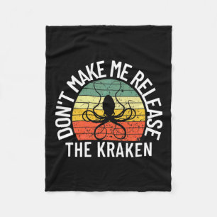 Maak Me Niet De Kraken Zee Monster Octop Vrij Fleece Deken
