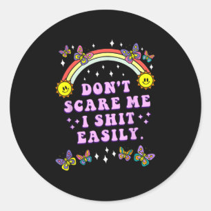Maak Me Niet Kwaad Ik Word Geïrriteerd Grappige Sa Ronde Sticker