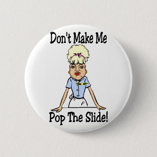 Maak me niet ronde button 5,7 cm (Voorkant)