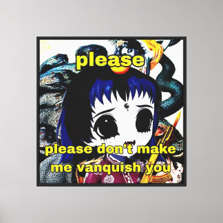 maak me niet tot uw ondergang milardio canvas prin afdruk