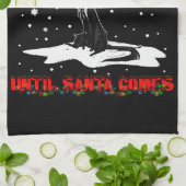 Maak me niet wakker... Tot Kerstman komt Grappig K Theedoek (Gevouwen)