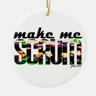 Maak me scrum - Versiering Keramisch Ornament