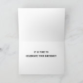 **MAAK ME WAKKER HET IS TIJD OM GELUKKIGE VERJAARD KAART (Binnen)