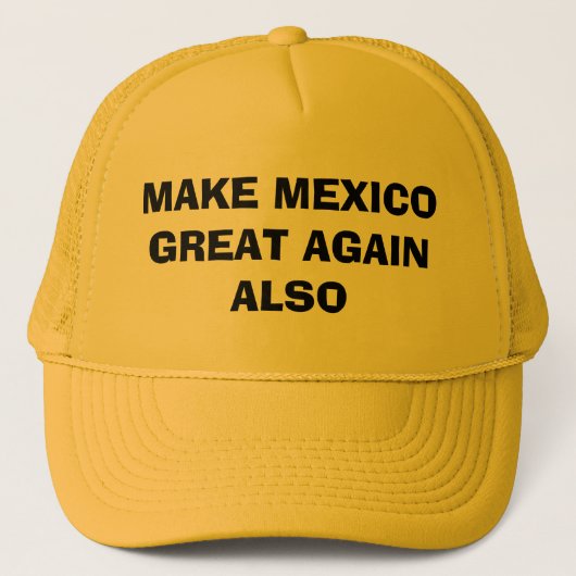 MAAK MEXICO OPNIEUW GROOT EN TRUCKER HAT PET (Voorkant)