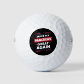 Maak Mijn Alvleesklier Weer Groot Diabetesbewustzi Golfballen (Voorkant)