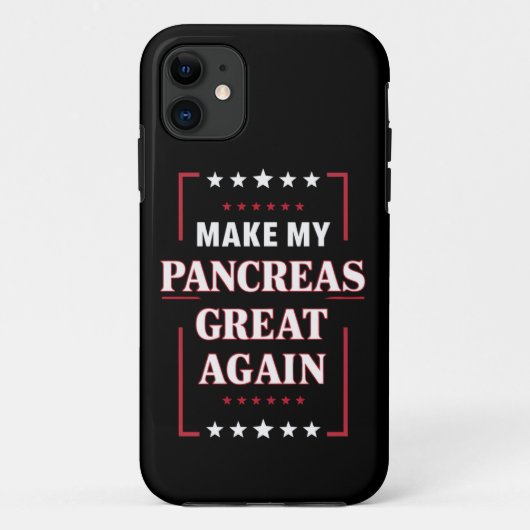 Maak mijn pancreas weer geweldig met diabetes Case-Mate iPhone case (Achterkant)