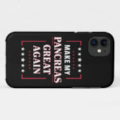 Maak mijn pancreas weer geweldig met diabetes Case-Mate iPhone case (Achterkant (horizontaal))