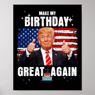 Maak mijn verjaardag weer geweldig poster