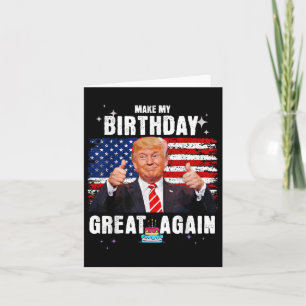 Maak mijn verjaardag weer geweldig, Trump fan verj Kaart