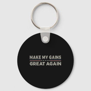 Maak mijn winsten weer geweldig Grappige Gym Oefe Sleutelhanger