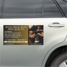 Maak mobiele spray tan service bedrijf aanpasbaar