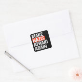 Maak NZS weer bang Vierkante Sticker (Envelop)